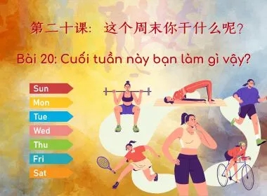 Bài 20: Cuối tuần này bạn làm gì vậy?