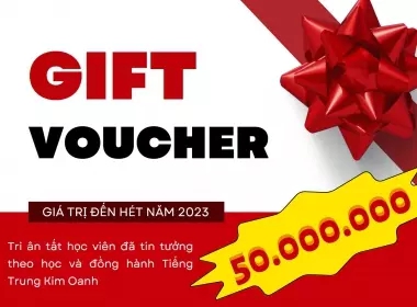 Chương trình ưu đãi đặc biệt cho học viên tại Tiếng Trung Kim Oanh